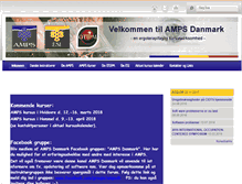 Tablet Screenshot of amps-danmark.dk